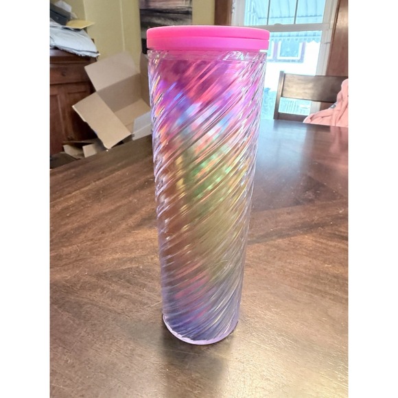 Starbucks Other - Starbucks 2023 Pride Rainbow Swirl 16 Ounce Coffee Cup Travel Tim Singleton